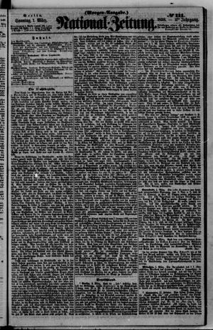 Nationalzeitung vom 07.03.1858