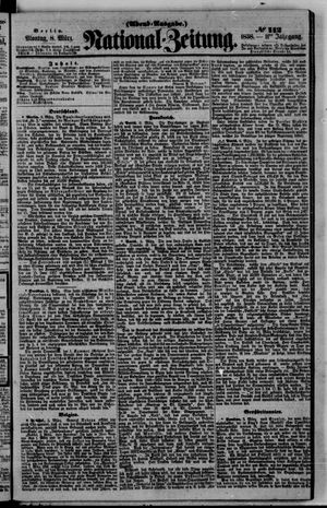Nationalzeitung vom 08.03.1858