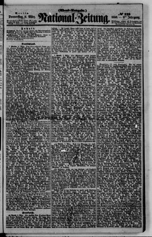 Nationalzeitung vom 11.03.1858