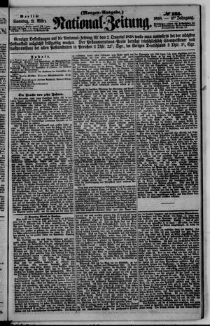 Nationalzeitung vom 21.03.1858