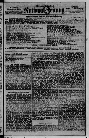Nationalzeitung vom 31.03.1858