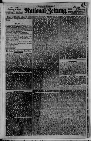 Nationalzeitung vom 04.04.1858