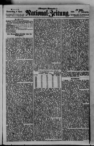 Nationalzeitung vom 08.04.1858