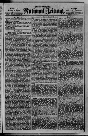 Nationalzeitung on Apr 9, 1858