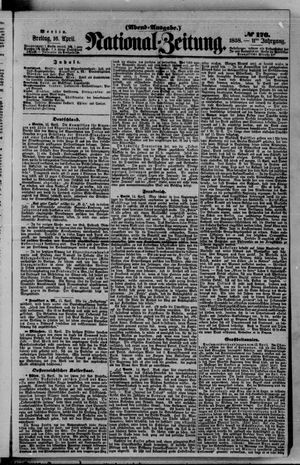Nationalzeitung vom 16.04.1858