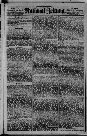 Nationalzeitung vom 24.04.1858