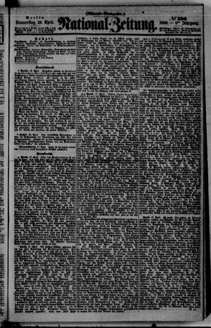 Nationalzeitung vom 29.04.1858