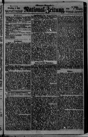 Nationalzeitung vom 11.05.1858