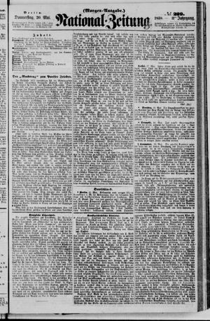 Nationalzeitung vom 20.05.1858