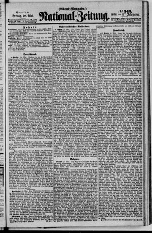 Nationalzeitung vom 28.05.1858
