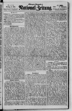 Nationalzeitung vom 11.06.1858