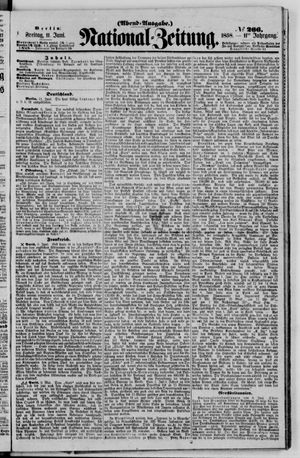 Nationalzeitung vom 11.06.1858