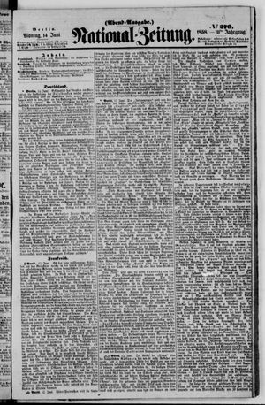 Nationalzeitung on Jun 14, 1858