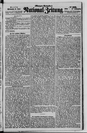 Nationalzeitung vom 16.06.1858