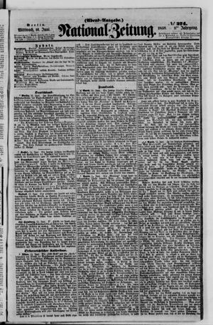 Nationalzeitung vom 16.06.1858