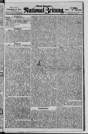Nationalzeitung vom 19.06.1858