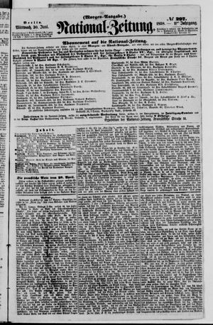 Nationalzeitung vom 30.06.1858