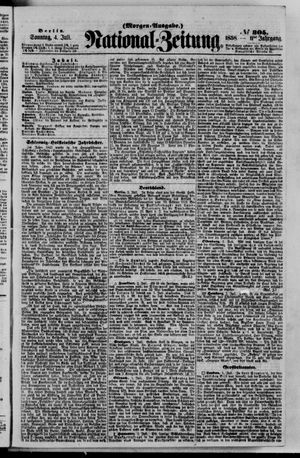 Nationalzeitung vom 04.07.1858