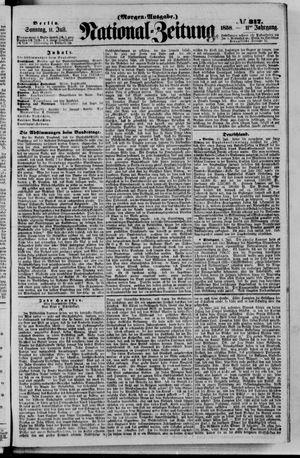 Nationalzeitung vom 11.07.1858