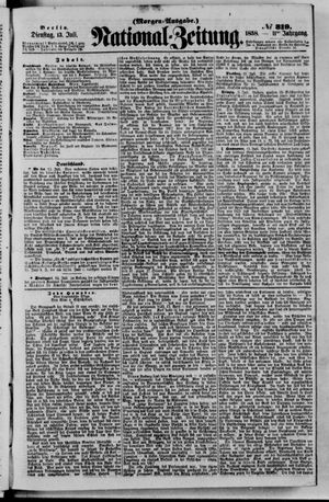 Nationalzeitung vom 13.07.1858