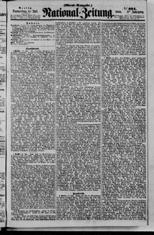 Nationalzeitung vom 15.07.1858