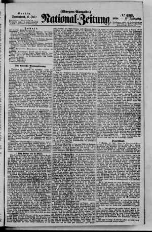 Nationalzeitung vom 17.07.1858