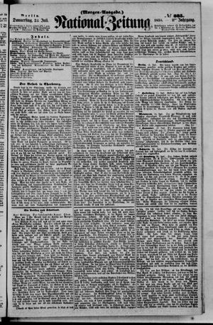 Nationalzeitung vom 22.07.1858