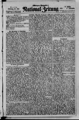 Nationalzeitung vom 25.07.1858