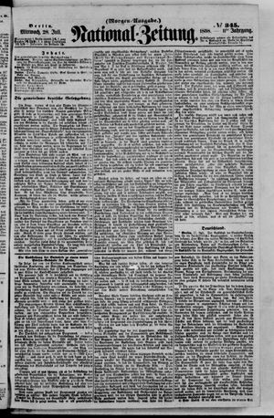 Nationalzeitung on Jul 28, 1858