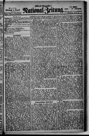 Nationalzeitung vom 11.08.1858