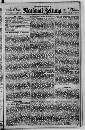 Nationalzeitung on Aug 29, 1858