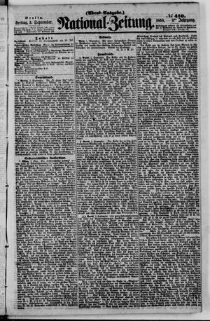 Nationalzeitung vom 03.09.1858