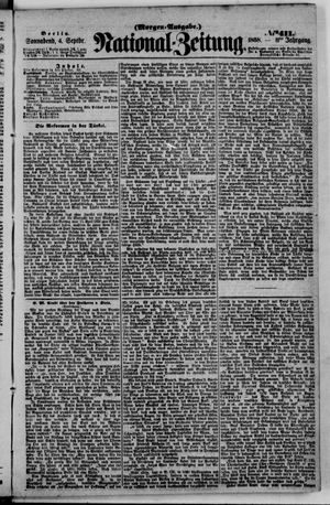 Nationalzeitung vom 04.09.1858