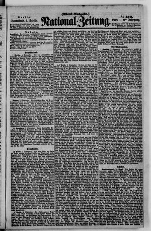 Nationalzeitung vom 04.09.1858