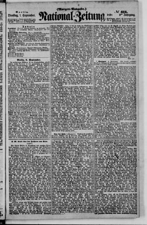 Nationalzeitung vom 07.09.1858