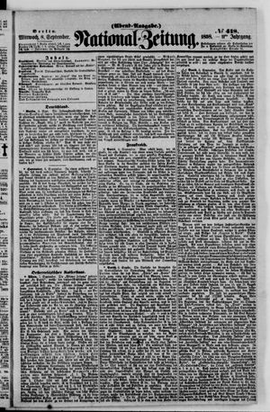 Nationalzeitung vom 08.09.1858