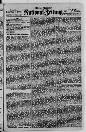 Nationalzeitung vom 09.09.1858