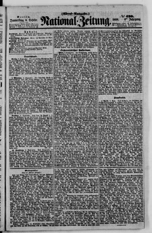 Nationalzeitung vom 09.09.1858