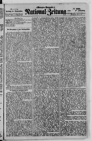 Nationalzeitung vom 10.09.1858