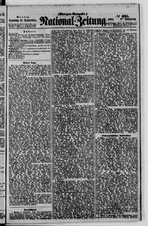 Nationalzeitung vom 12.09.1858