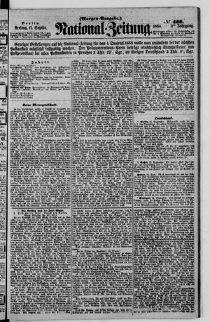 Nationalzeitung vom 17.09.1858