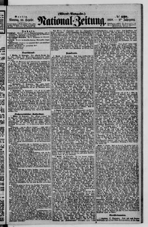 Nationalzeitung vom 20.09.1858