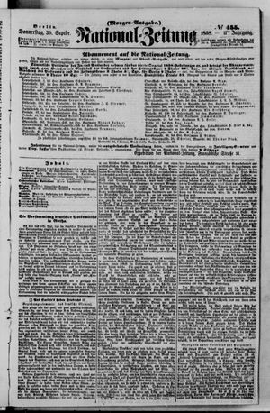 Nationalzeitung on Sep 30, 1858