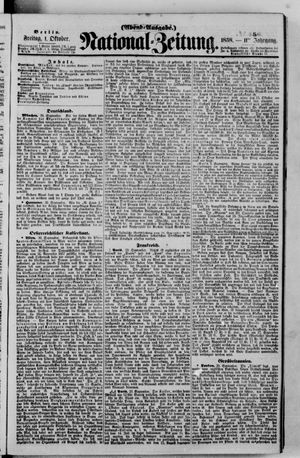National-Zeitung vom 01.10.1858