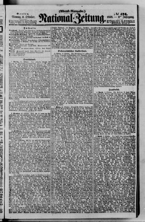Nationalzeitung vom 11.10.1858