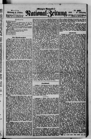 Nationalzeitung on Oct 13, 1858