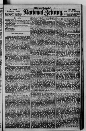 Nationalzeitung vom 15.10.1858