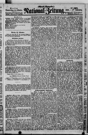 National-Zeitung on Oct 21, 1858