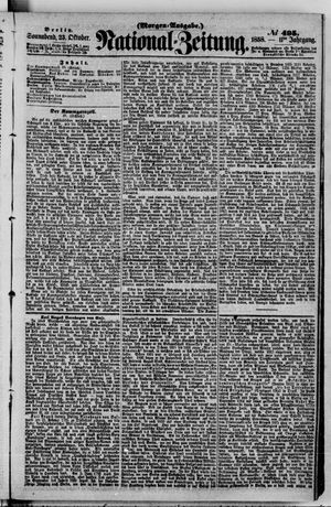 Nationalzeitung vom 23.10.1858