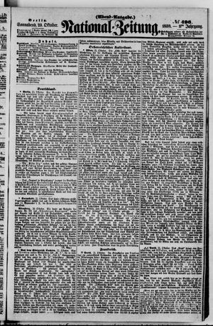 Nationalzeitung vom 23.10.1858